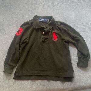 Red and Black Polo Shirt